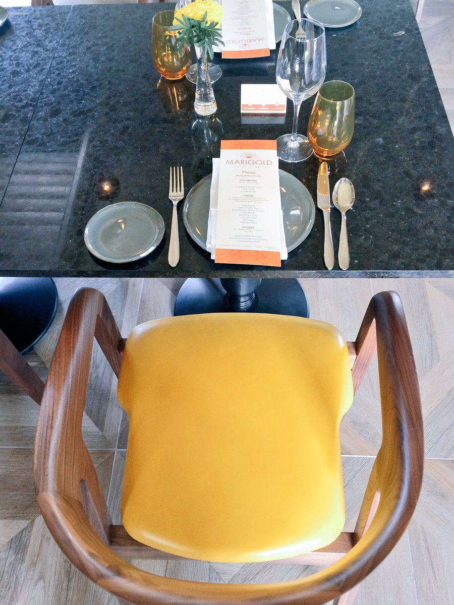 I'm in sunny Franschhoek at the launch of the fab @marigoldleeu Indian restaurant, part of the prestigious @leeucollection 👌🏻🍾🍽 #MarigoldFHK