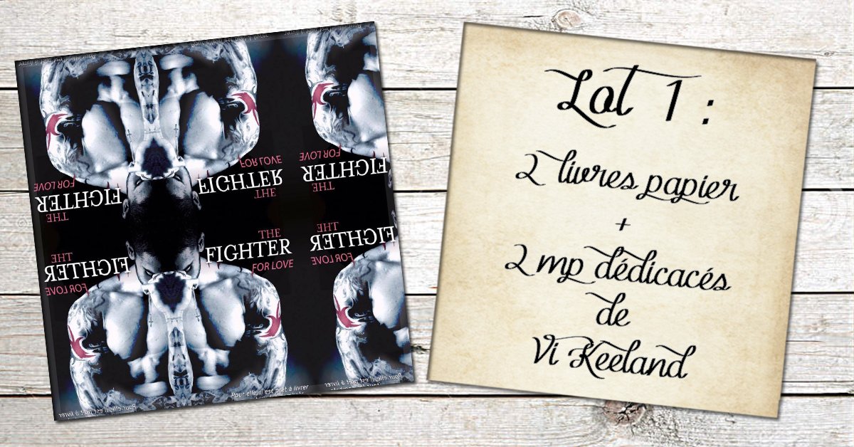 SH_Addictions's tweet photo. #Concours1an : Tentez de remporter 1 livre papier The Fighter for Love de Vi Keeland et 1 marque-pages dédicacé. 
https://t.co/598ljFKnkE https://t.co/8D9rQfkiRl
