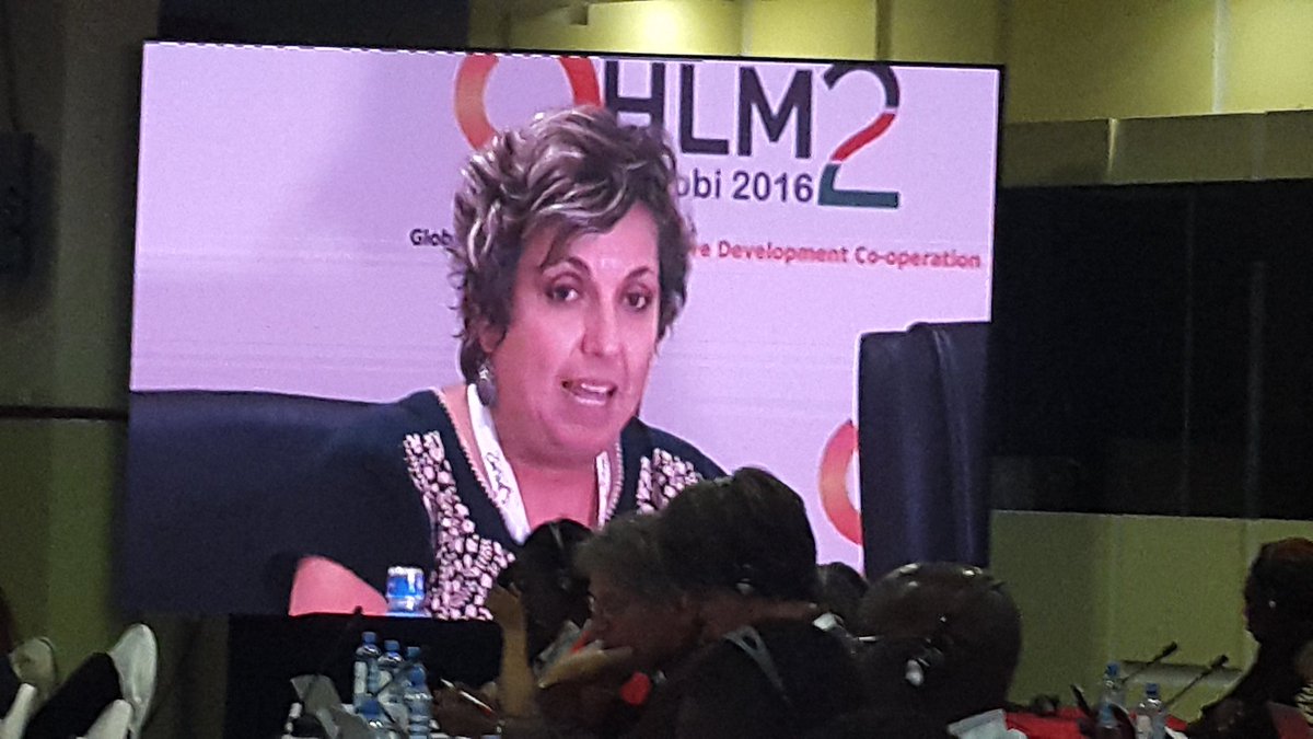 Maritagonzal1's tweet photo. #HLM2Nairobi @monicanovillo el ODS 5 coloca el desafío para que los Estados cumplan con el empoderamiento mujeres https://t.co/6ZDLTdsx5V