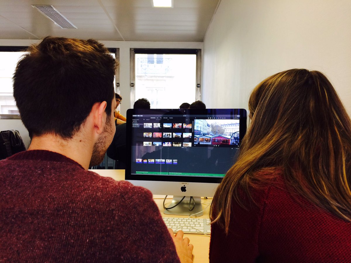joanne_brs's tweet photo. Session montage #mobilevideo #reportage #MarcheDeNoel @BeauxDavid @audencia_com https://t.co/4IudahZ0Bu