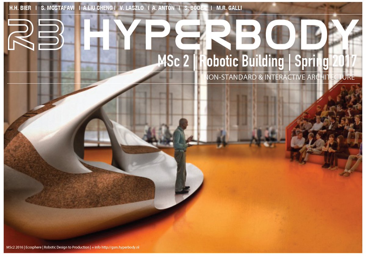 hyperbody's tweet photo. Registration for MSc 2 on Robotic Building starting February 2017 opened just now https://t.co/YaBFHswcb2