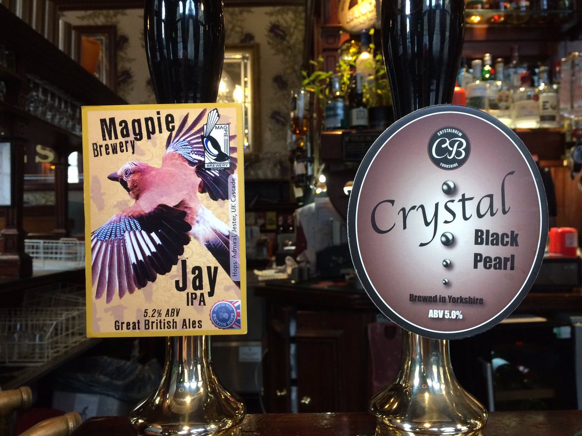 GuildfordArms's tweet photo. New cask Guests on from @MagpieBrewery &amp; @crystalbrewales https://t.co/JqLM8X04f7