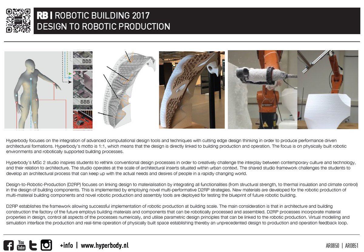hyperbody's tweet photo. Registration for MSc 2 on Robotic Building starting February 2017 opened just now https://t.co/YaBFHswcb2