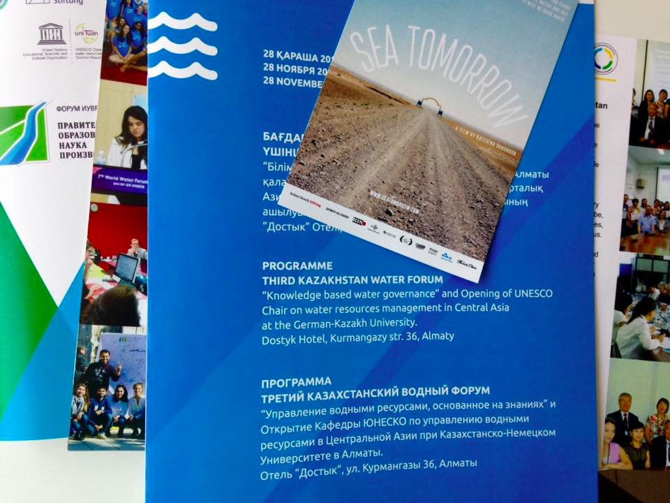 daz_asia's tweet photo. Der Film #SeaTomorrow rundet das Programm des 3. Kasachstan Wasser Forums (Третий Казахстанский Водный Форум) ab. #kzwaterf #dku #FilmTipp https://t.co/Z4U7j65J7x