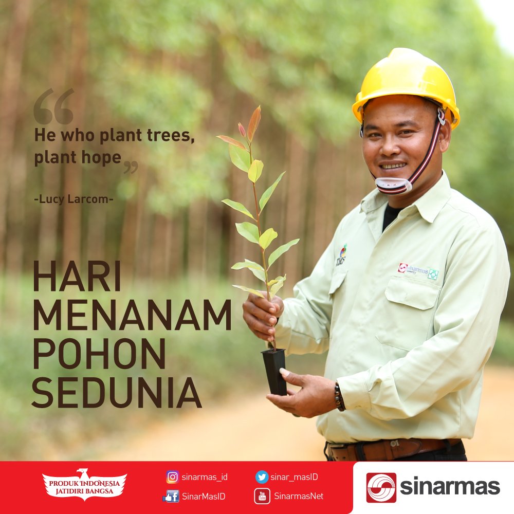 Selamat Hari Menanam Pohon Indonesia, yuk sempatkan diri untuk menanam pohon karena banyak kebaikan berasal dari satu pohon.