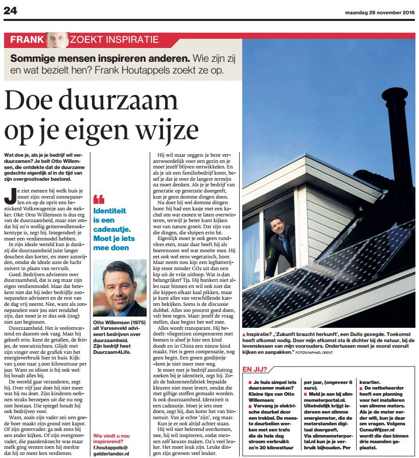 ottowil's tweet photo. Leuk artikel in de Gelderlander vandaag. inspiratie lezen in boekvorm? bestel via https://t.co/CiE48Js6SZ of https://t.co/kHUiArowWF https://t.co/cJk5VX77f3