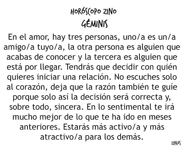 zinos__'s tweet photo. #TePonemosEnCuatro
#HoróscopoZino #Géminis
Parte I, II, III &amp; IV. https://t.co/otpPOzt1Vu
