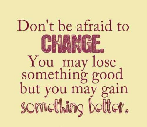 studyguideindia's tweet image. #MotivationalQuotes

Don't be afraid to change. You may lose something good but you may gain something better...
