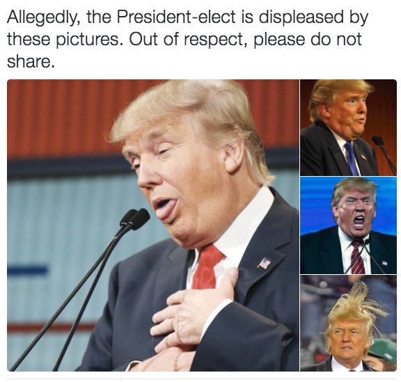 thubten's tweet photo. Please don't share these photos of @realDonaldTrump! He really hates them. https://t.co/RkChsy70H2