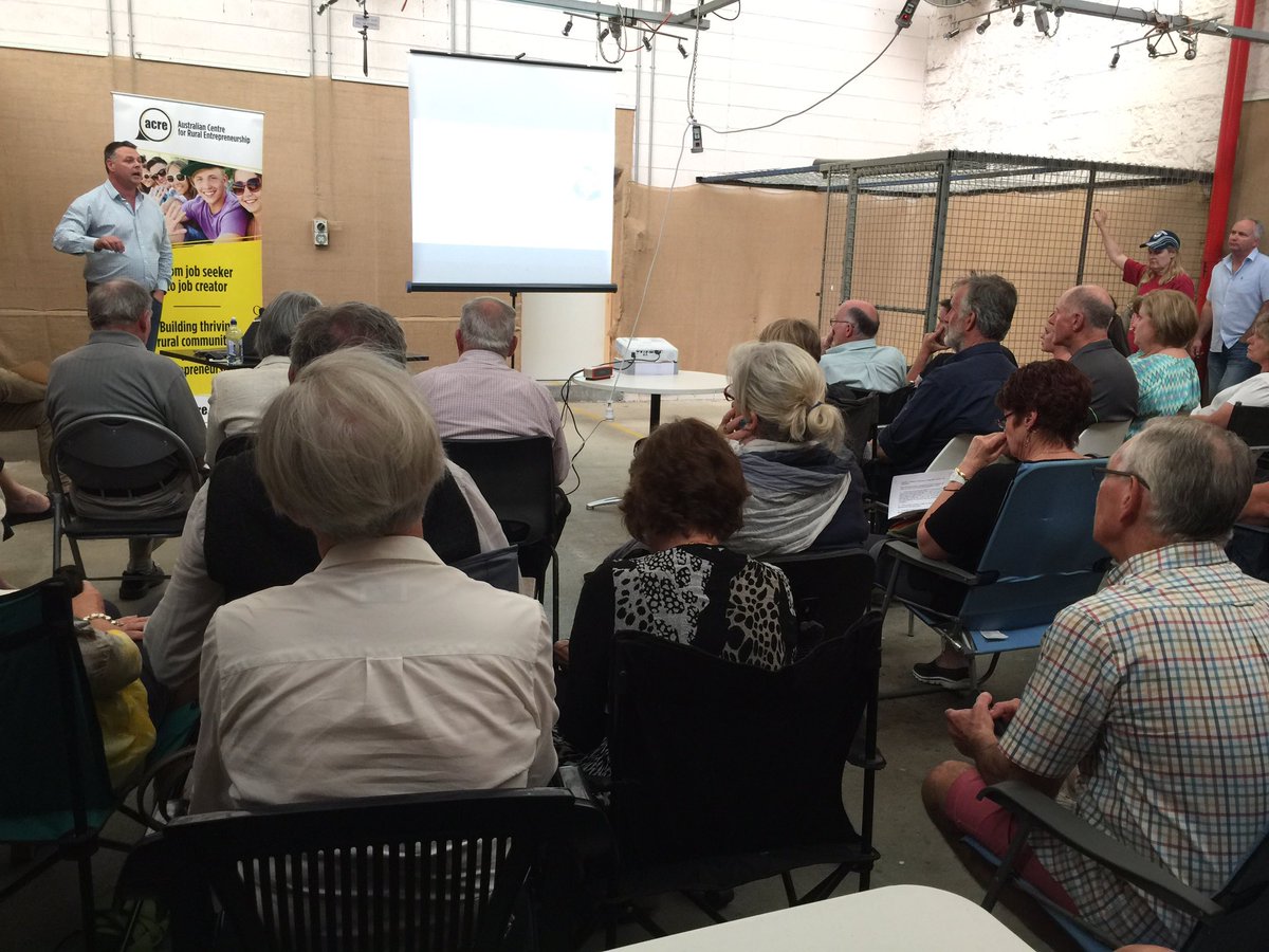 GaolBeechworth's tweet photo. Matt Pfahlert outlines the vision to local business operators ahead of the Community Briefing at 6pm. #socent #beechworth https://t.co/HFf6pv0nE1