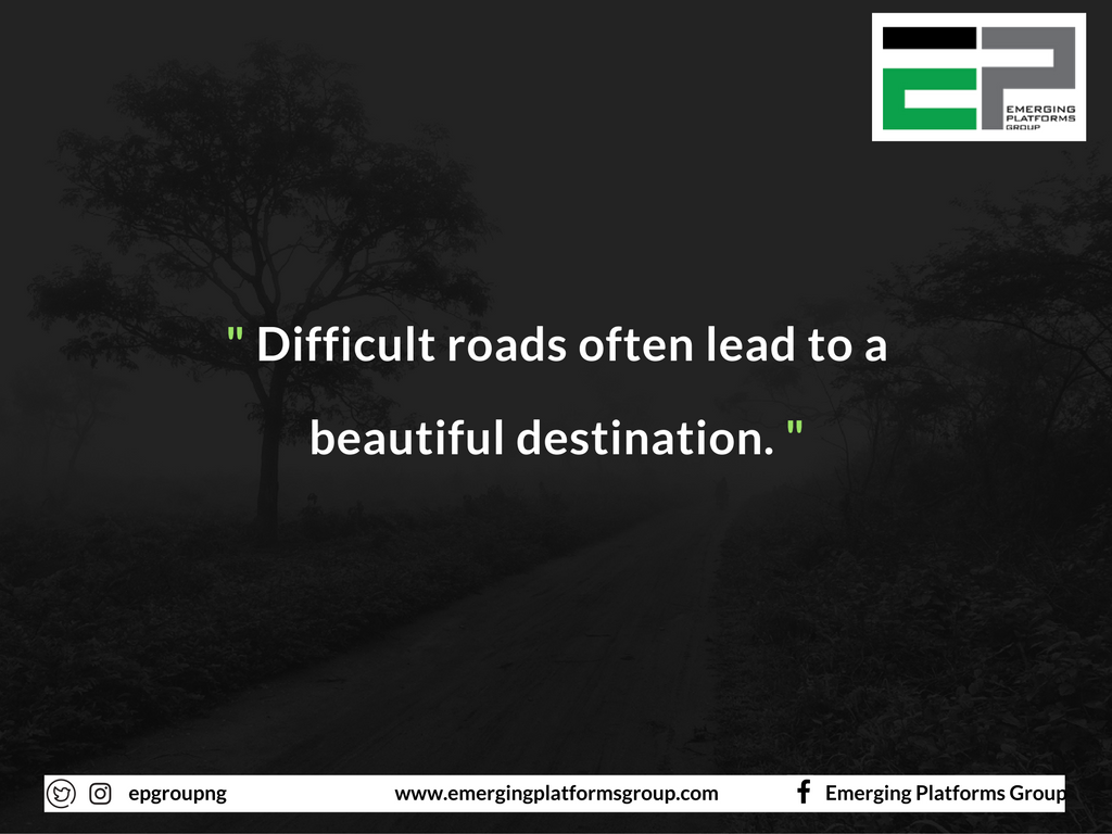 epgroupng's tweet photo. You're a journey away from  victory 🏆 
Strive harder! 💪

Good morning.. ☕

#EPG #TechSolutionsProvider #Work #Inspiration #MondayMotivation https://t.co/F42QCj7UPZ