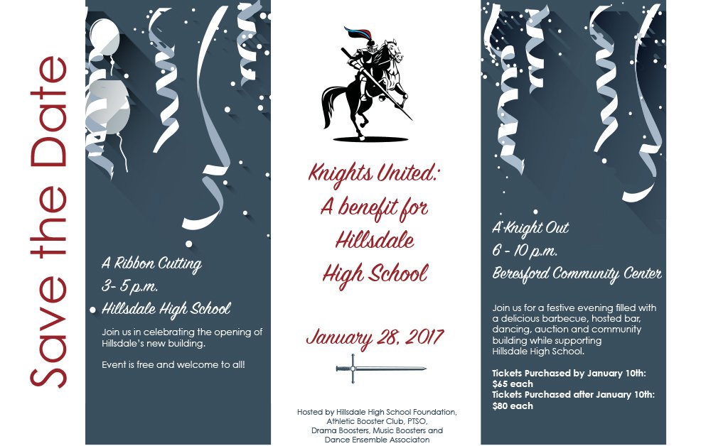 hillsdalehs's tweet photo. Join us January 28th for a festive evening filled with delicious barbecue, hosted bar, 
dancing, auction and community building! https://t.co/arKE18xqRW