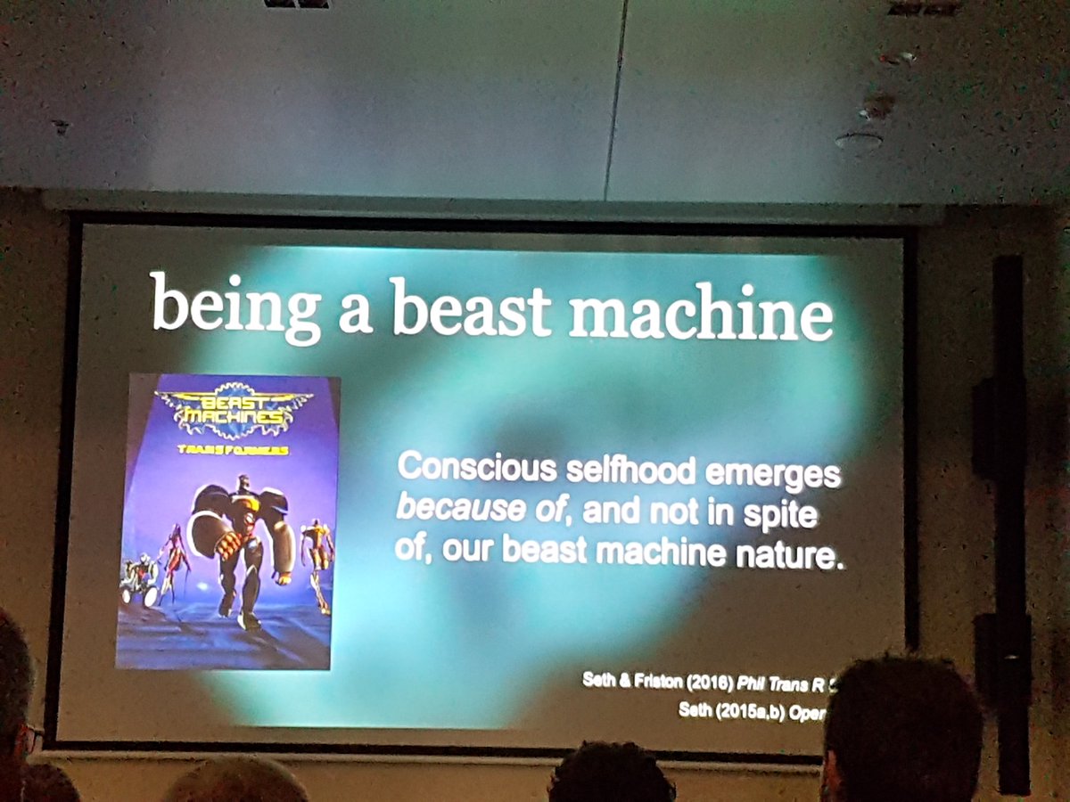 NatalieRens's tweet photo. Great talk from @anilkseth tying #consciousness to predictive coding in the #brain #neuroeng https://t.co/xNMhTq9MM6