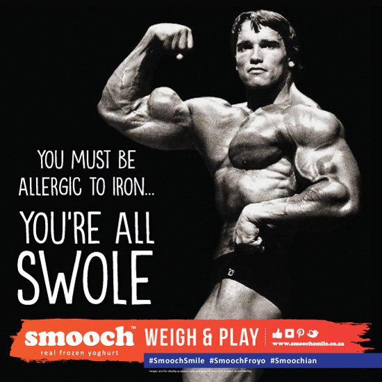 SmoochSmile's tweet photo. #mondaymotivation #swole #gymlife #Bodybuilding #eatclean #FroyoLife #SmoochSquad #SmoochFrozenYoghurt #gymmeme #HumpDay https://t.co/B7Vz5gmcEf