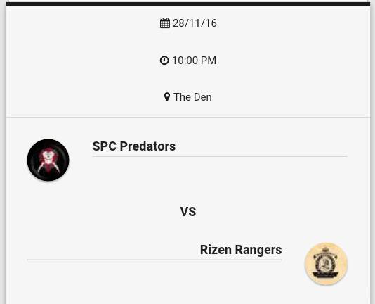 SpcPredators's tweet photo. #Matchday👊 🙌
Tonight SPCP Will Face Rizen Rangers(RRFC) In #WPL Division 2.
Match Time - 10:00PM (IST)
Venue - The Den 
#SPCP https://t.co/Vl8ioAFYYr
