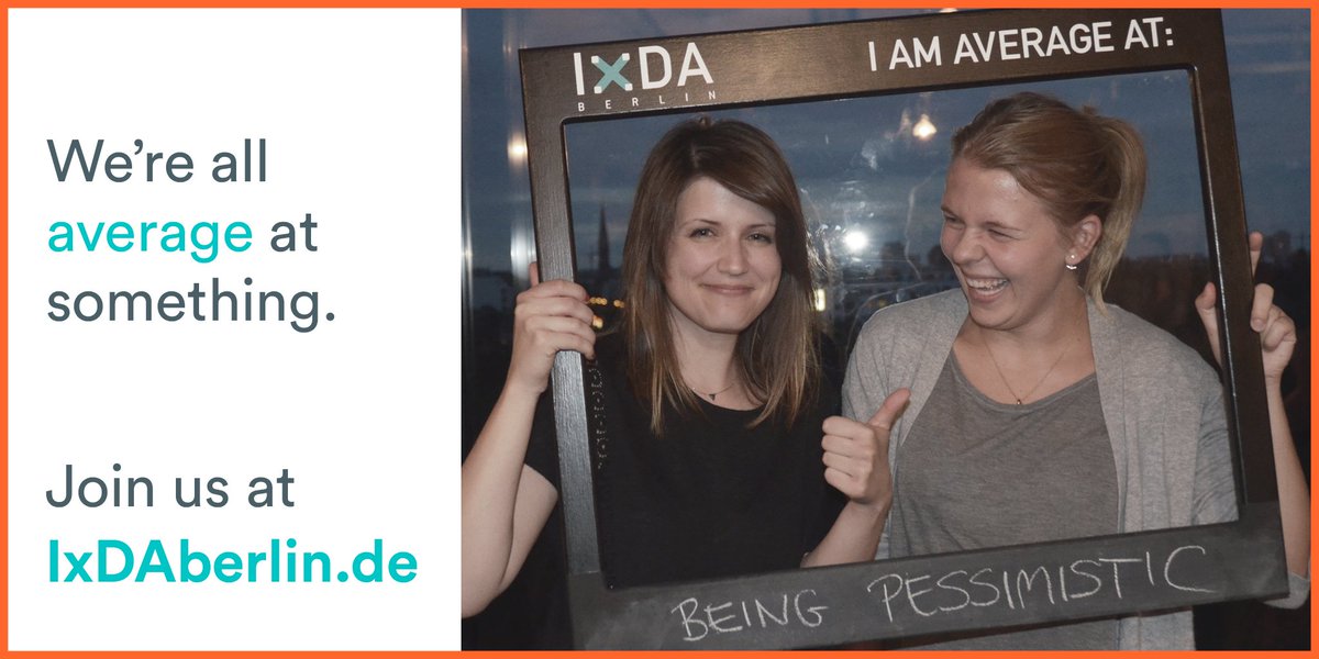 IxDAb's tweet photo. Just as @tschenna + @katharinasowi, we're *very* optimistic: 
This Thursday == EPIC PARTY!

Ticket: https://t.co/ZGJdbLm9KX #FOA #IxDAberlin https://t.co/EjwznyrMow