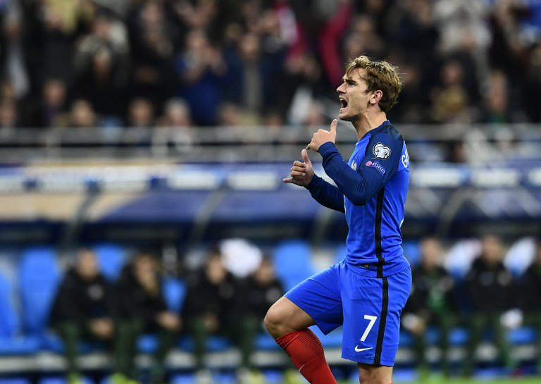 clappingmedia's tweet photo. Griezmann: "Le Ballon d'Or serait mérité pour CR7, mais il y a Messi aussi. C'est aussi un objectif pour moi. J'y crois" (@telefoot_TF1) https://t.co/yzXvwgFmd3