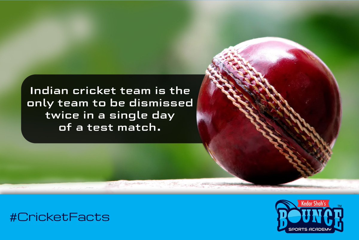 theBounceway's tweet photo. Now You Know! 

#DidYouKnow 
#CricketFacts #CricketTrivia #BSACricketFacts #KnowYourGame #Cricket #BounceSportsAcademy #Passion #Sports https://t.co/uzKT5dr5Je