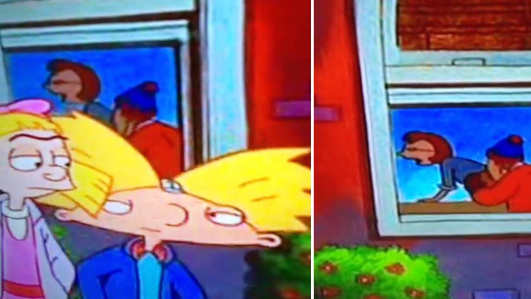 worminspace's tweet image. Wtf? Helga had a unibrow?