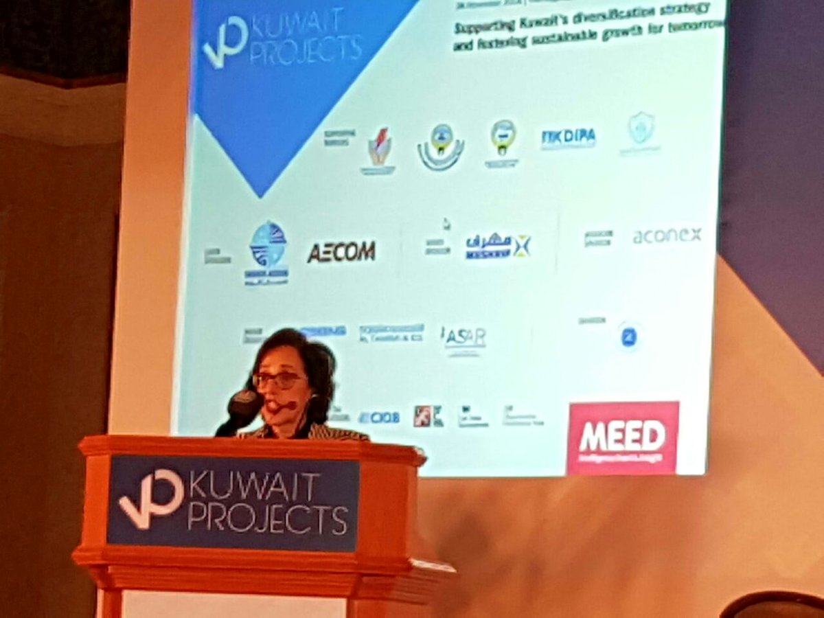 UNinKuwait's tweet photo. RC/RR  @ZinebTB2014 giving  addressing the 12th annual #Kuwait_projects conference @kuna_en #SDGs @MOFAKuwait_en @scpdkw1 @UNDPArabic https://t.co/Ni1A789Jsp