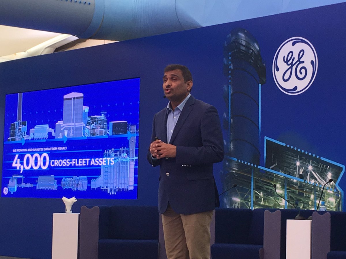 rwang0's tweet photo. MyPOV: @bhanunieind talks about how digital twins are transforming power #GEEMEA @GE_Power https://t.co/eFXwDj6HlV