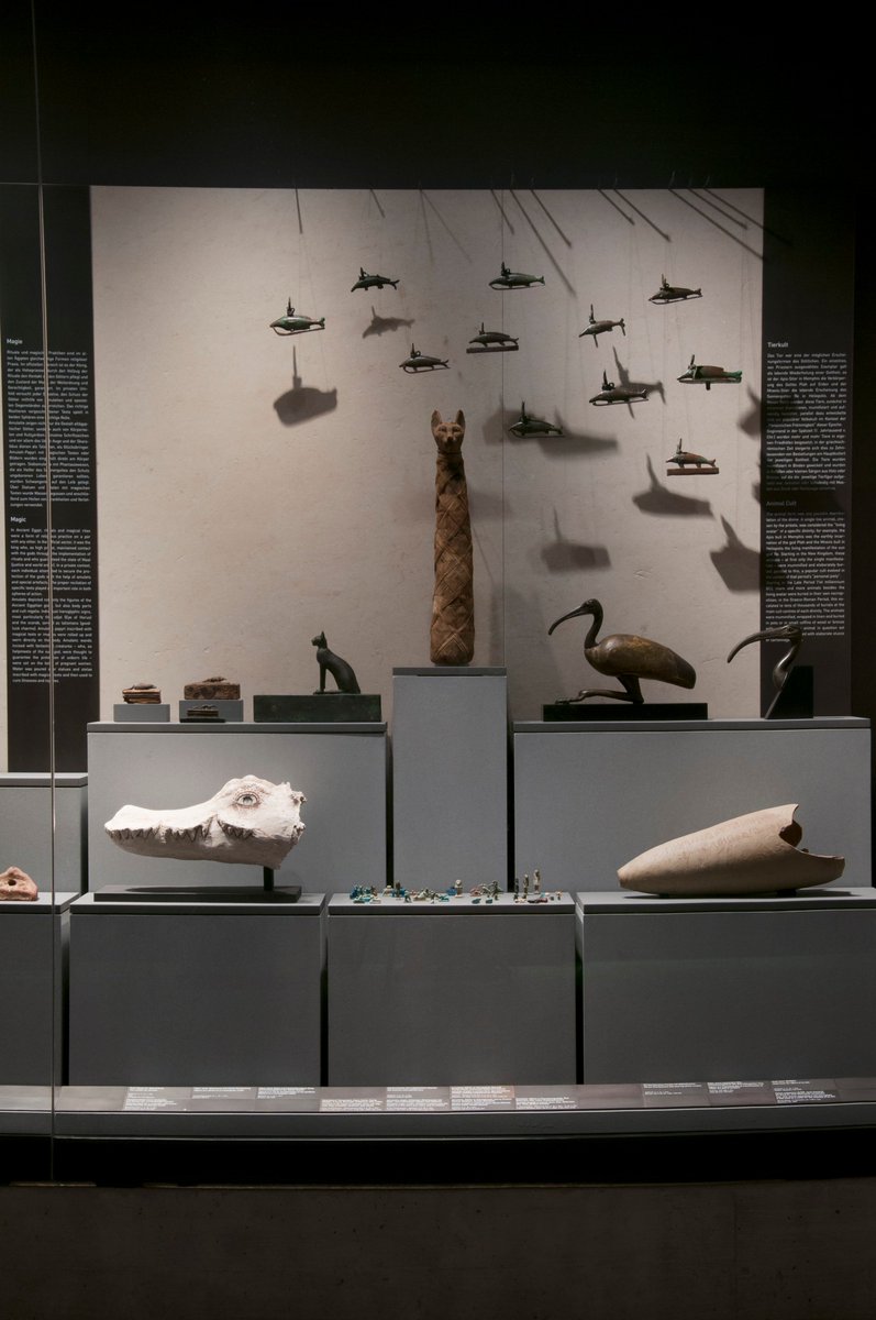 smaek_muc's tweet photo. Welcome to another #MewseumMonday - can you spot the cats? They are in the museum's exhibition room "Religion". @CuratorialCats https://t.co/vFiJJx0AMR