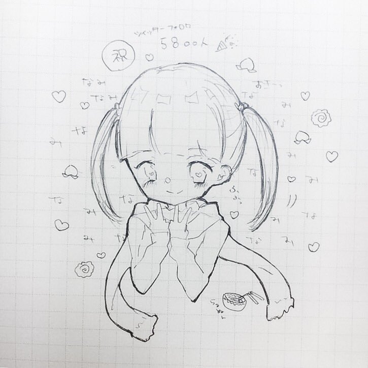 アイドルに描いたやつヾ(@⌒ー⌒@)ノ 