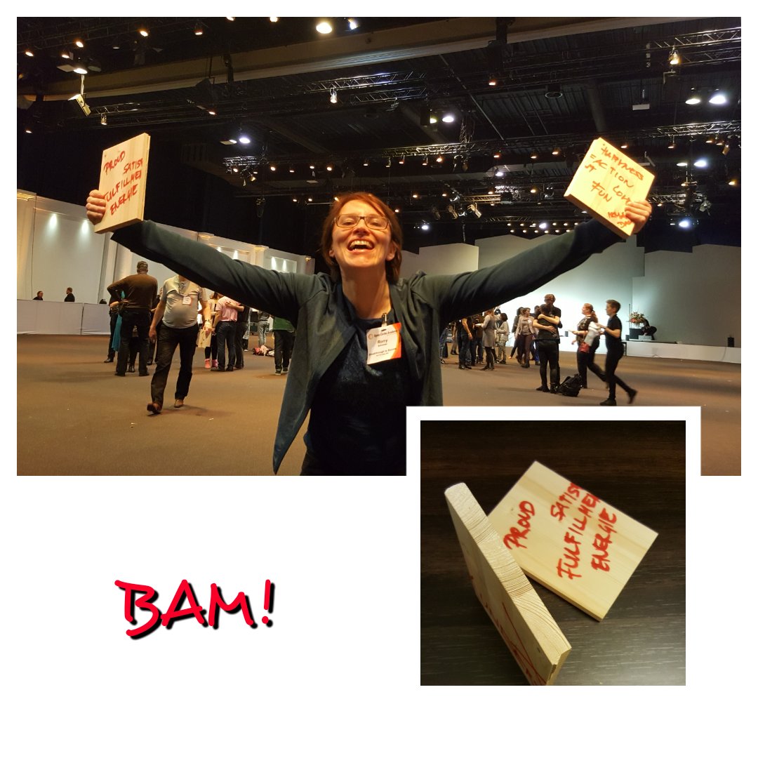 RomySchneider_'s tweet photo. BAM! I broke the board! #woodbecomespaper
This experience is life-changeing. Thank you all who took part in the process. #opencircles https://t.co/z3ohX8XPn6