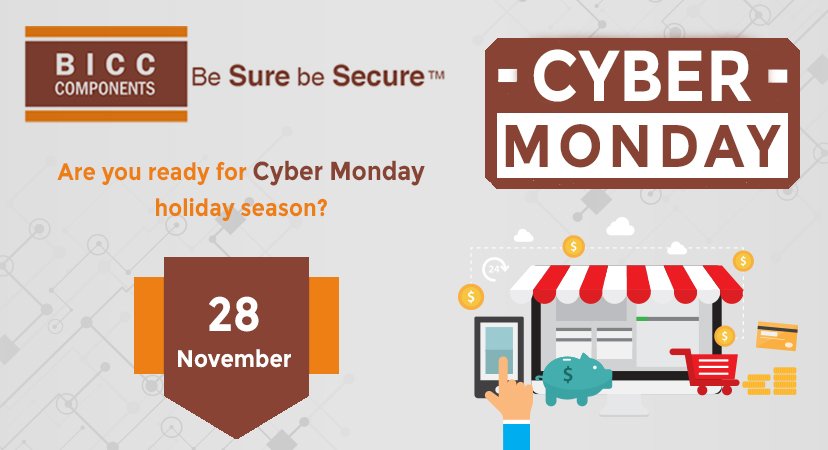 BICC_Components's tweet photo. Get ready for #CyberMonday everyone. #MondayMotivation #UAE #UK #BICC #CableComponents https://t.co/ssV57VECMn