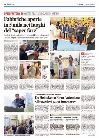OpenFactoryIT's tweet photo. #openfactory16 Fabbriche aperte: a #Padova in 5 mila nei luoghi del "saper fare" | Oggi su @mattinodipadova https://t.co/Ir2rhImQle