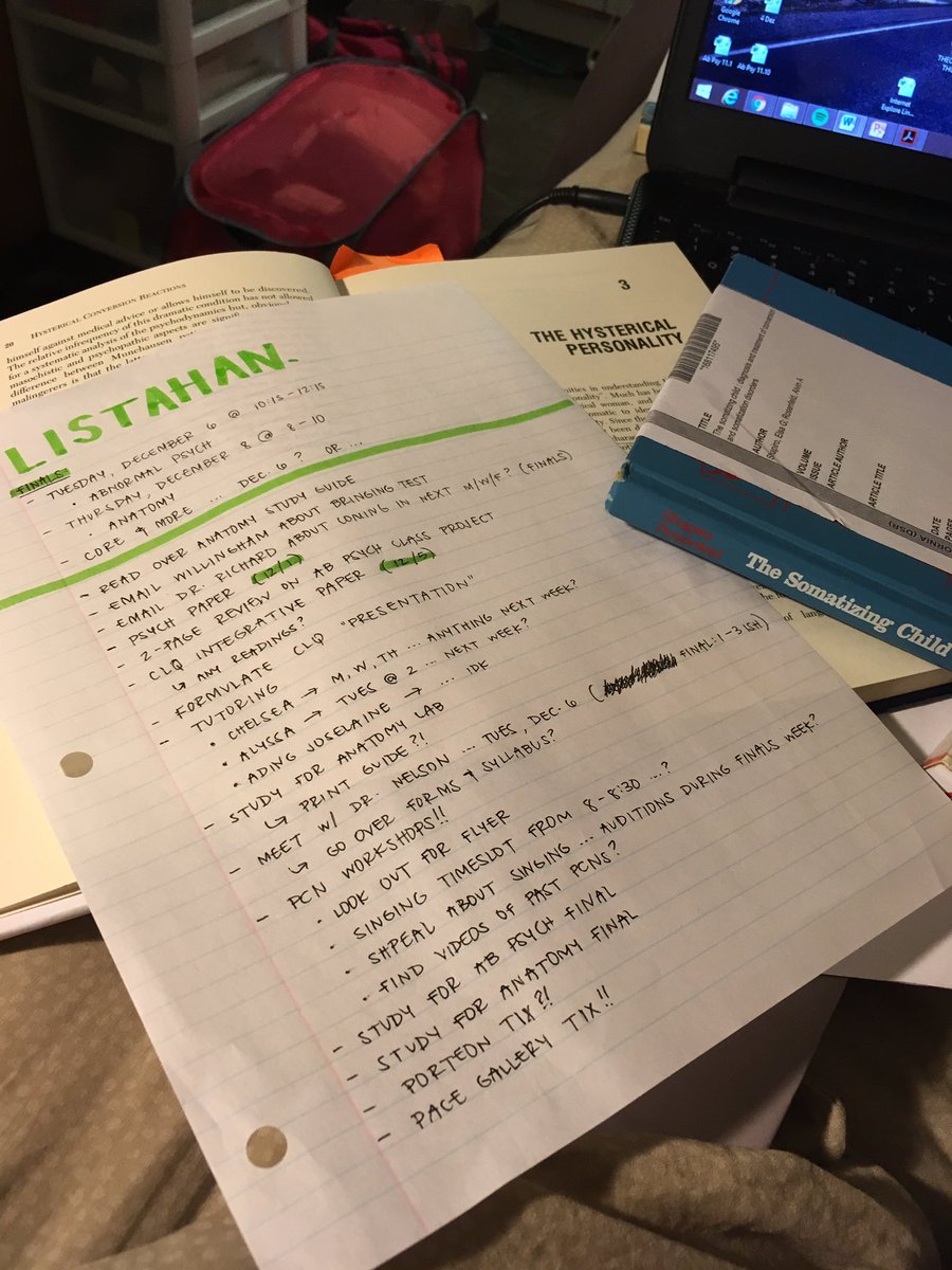 AllexLianne's tweet photo. trying to stay organized for the next two weeks, so i did a thing. #listahan #todolist https://t.co/1JPHEvgO7W