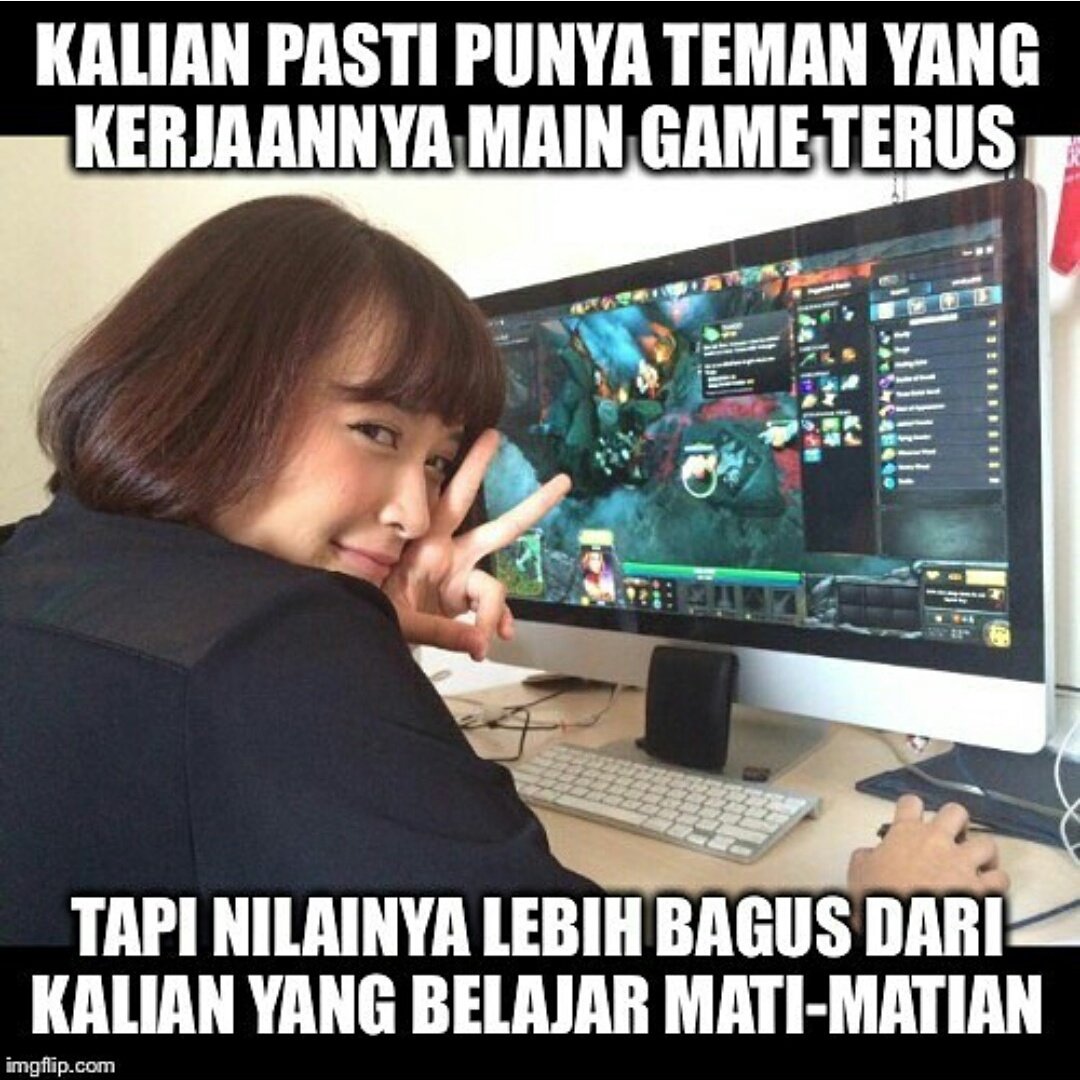 Meme Comic Indonesia On Twitter Gue Mah Mau Main Game Atau Nggak