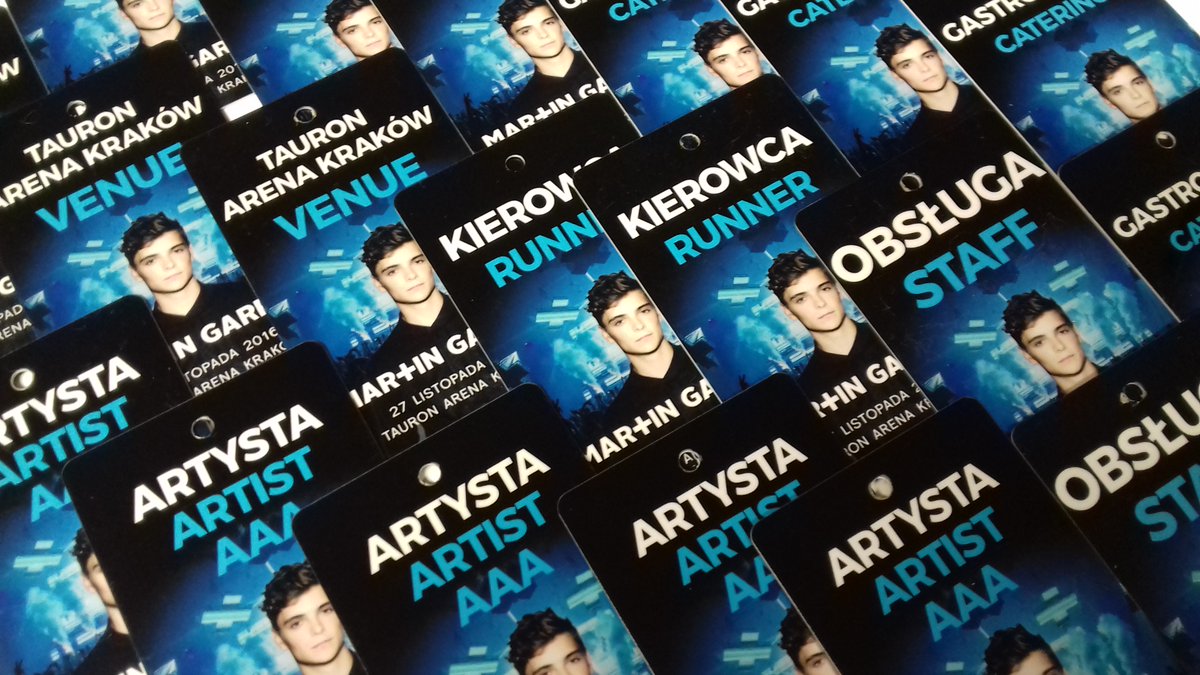 CartPoland_'s tweet photo. Nasza realizacja identyfikatorów na koncert Martina Garrixa, który odbył się w ostatnią niedzielę na Tauron Arena Kraków! 🎵🌟  🎵 🌟 🎵 🌟 https://t.co/T4vk5lSSS1