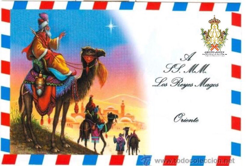 Queridos Reyes Magos...
¡Os esperamos con la ilusión de todos los años, Melchor, Gaspar y Baltasar! #GJMorenitaElCarpio
