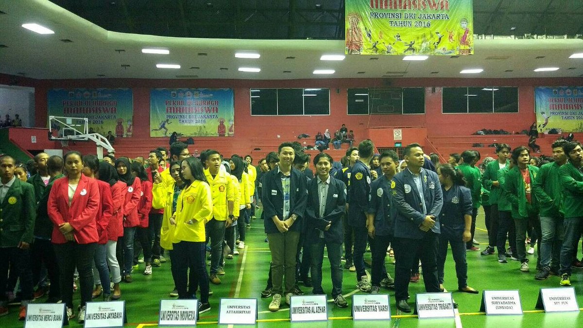 Pembukaan Pekan OlahRaga Mahasiswa Propinsi DKI Jakarta Tahun 2016
Selamat berjuang&amp;terus semangat  mahasiswa UAI