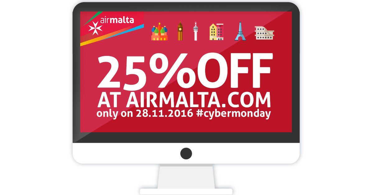 Cyber Monday Air Malta