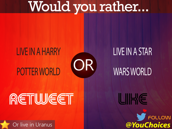 Would You Rather? tweet media