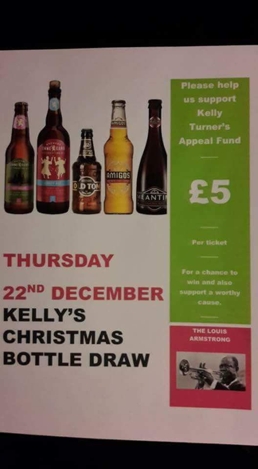 Christmas Quiz &amp; Raffle, Thursday 22 December <a href="/TheLouisDover/">The Louis Armstrong</a> #DoingItForKelly 

facebook.com/events/1965973…