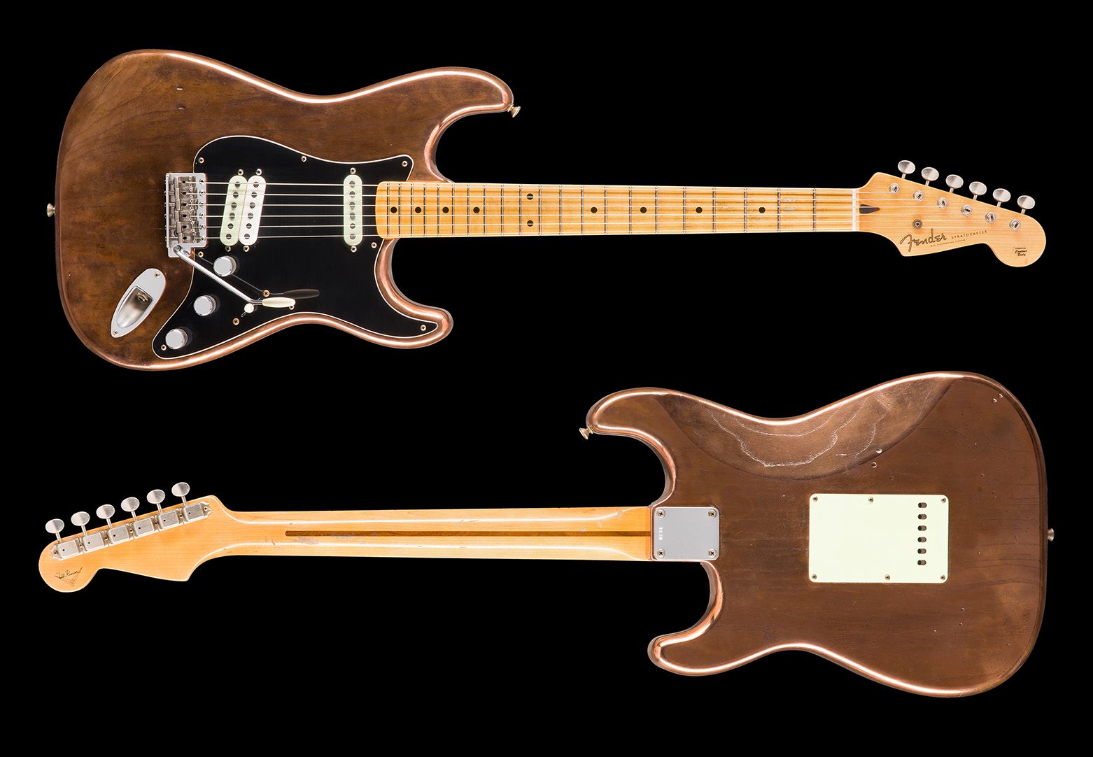 FENDER STRATO ロビーロバートソンモデルをプロの工房で製作しま