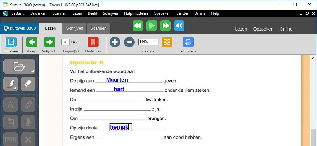 Tof, Ervaring <a href="/Fontys/">Fontys</a>:"Kurzweil is uitkomst:T programma leest voor. Dan hoor ik wat fout is en kan ik verbeteren." goo.gl/dB3Sjr