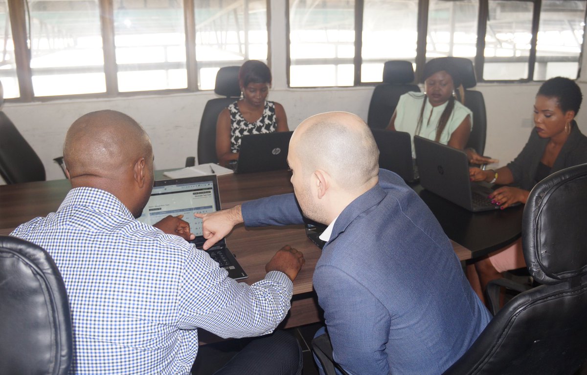 SlimTrader's tweet photo. This morning, members of our team are having a training session with @MichaelExpedia, West Africa Market Manager for Expedia. #SlimTrader https://t.co/Yftwy5Nr7P
