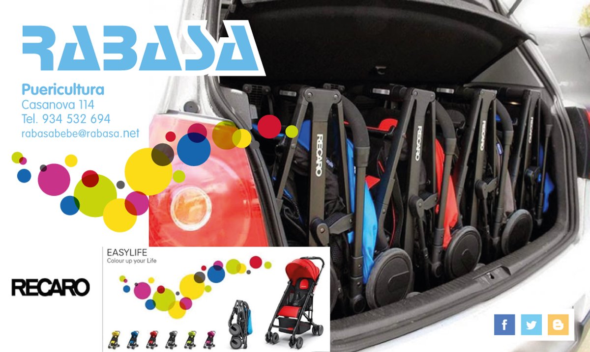 RabasaBCN's tweet photo. Un #cotxet fàcil de portar.
On podem anar el proper cap de setmana amb l'#Easylife de #RECARO?
https://t.co/O2Q9BQCw9P https://t.co/VXBVSKBbLD