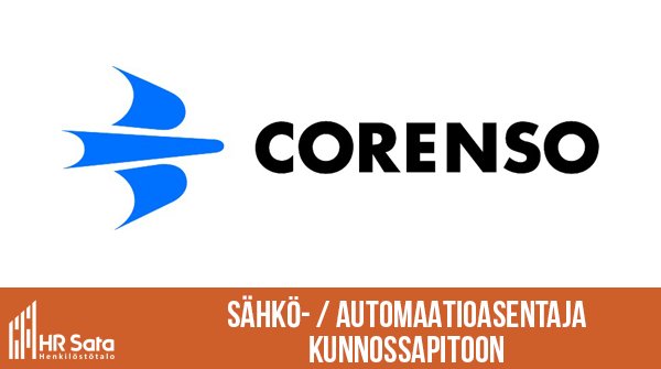 hr_sata's tweet photo. SInustako sähkö-/automaatioasentaja kunnossapitoon Corensolle Poriin? Lue lisää https://t.co/9WyjW7ouTS #rekry #duunit #työpaikat #pori https://t.co/8DIQnHUJ5r