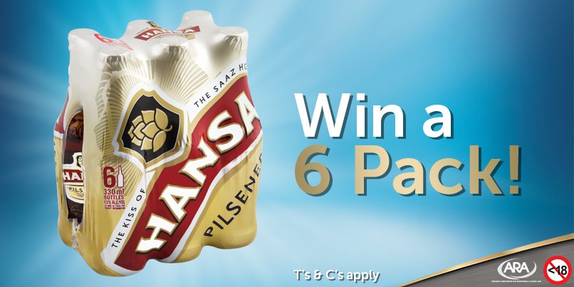 hansapilsener's tweet photo. #SwitchAt6 the return baba! Follow us &amp; RT this tweet for your chance to WIN a 6 pack! https://t.co/ilqnaJz7dH