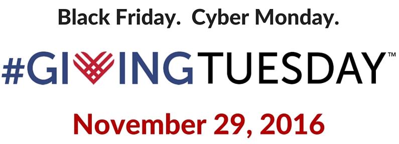 Today may be #CyberMonday but tomorrow is #GivingTuesday   Don't delay - give today! conta.cc/2fZJFJO