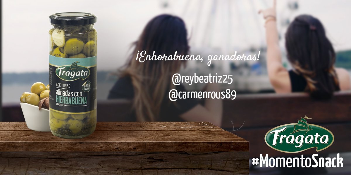 FragataES's tweet photo. ¡Enhorabuena ganadores #MomentoSnack! Enviadnos datos por DM (incl. tlf.) para recibir el premio. ¡Gracias a todos por participar! https://t.co/17eqkU7jV9