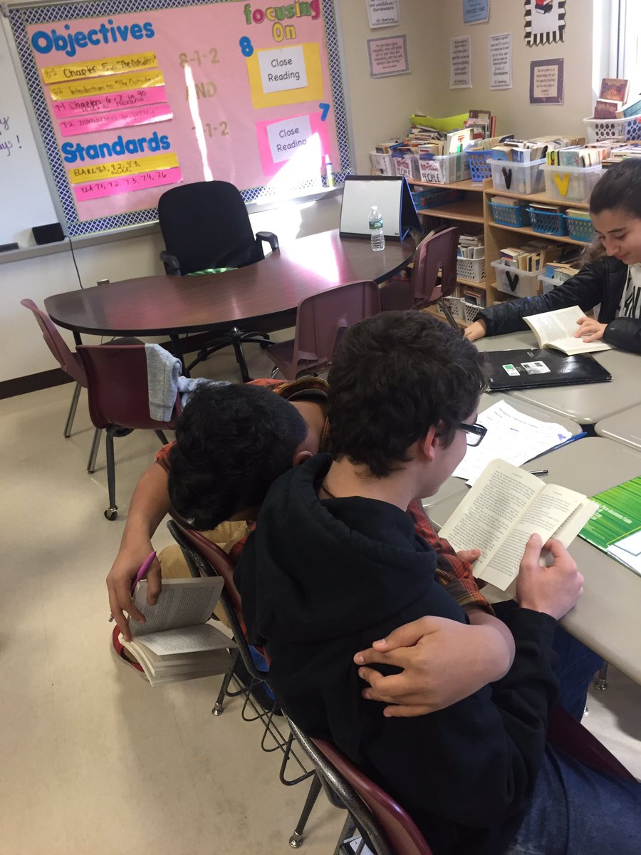 Ms_Vigilante's tweet photo. Johnny and Ponyboy having a moment on Jay Mountain #edchat #Theoutsiders #interativelearning https://t.co/o4Dx8WUf5s