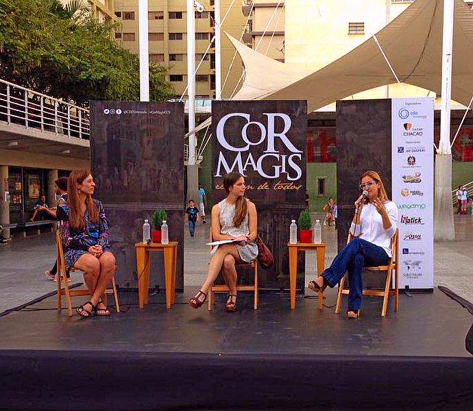 albeperez's tweet photo. gracias @cdovenezuela @clovalladares @tespacios por la buena -aunque breve- conversa de ayer| #cormagis #biencomún https://t.co/UgMZvfBDkw