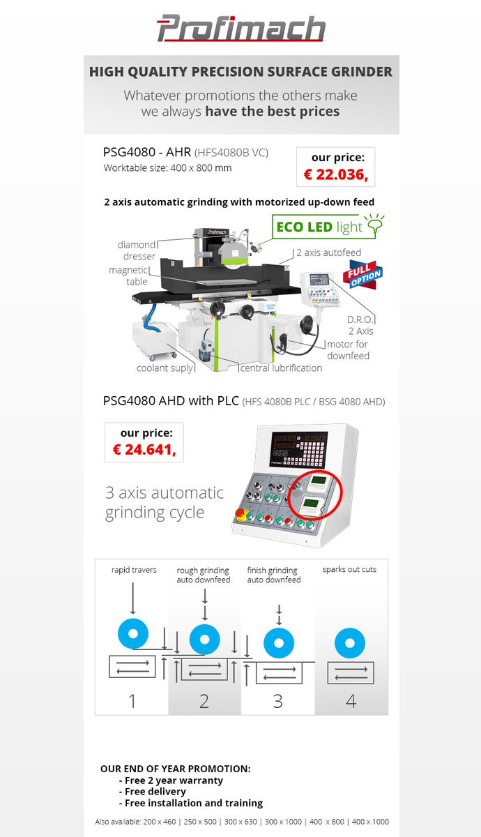 Profimach's tweet image. HIGH QUALITY PRECISION SURFACE GRINDER
#Profimach #EndOfYearPromotion #BestPrice