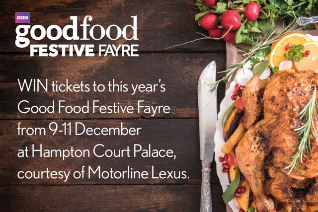 #WIN tickets to Hampton Court Festive Fayre with Motorline Lexus. RT & Follow to #win #Goodfoodshow #Goodfood #lexus #HamptonCourtPalace